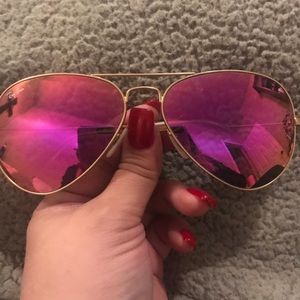 Authentic Pink Ray Bans